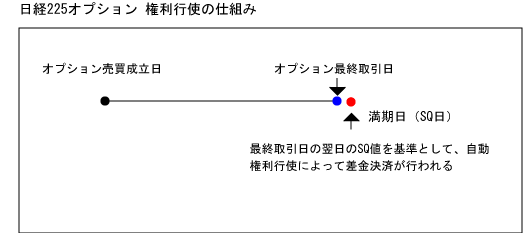 日経225オプションの権利行使